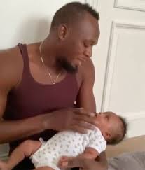 Usain bolt announces he's secretly welcomed twins called saint leo and thunder with partner kasi bennett in sweet father's day reveal. Usain Bolt Shares Adorable Video Talking To Baby Olympia People Com