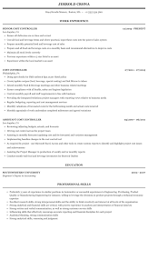 These are real cvs created by livecareer subscribers. Cost Controller Resume Sample Mintresume