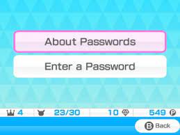 Pokemon Rumble World Passwords