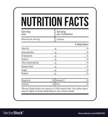 Download our new nutrition facts label template today! Nutrition Label Template Verat