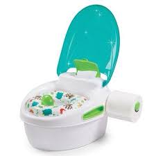 Potty Training Chair Seat W Lid Wipes And Toilet Paper Holder Learning System Summer Baby Potty Trainer Potty Training Toilet