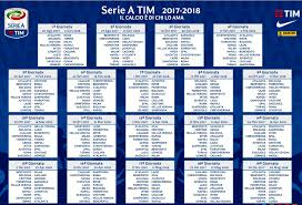 Calendario serie a jornada 38. Calendario Serie A 2017 2018 Date Soste Turni Infrasettimanali Anticipi Posticipi