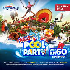 Get your sunway lagoon ticket here. Sunway Lagoon Admission Ticket Rm60 Normal Price Rm170 Free Pals Membership Required Selected Tuesday Every Month Until 14 November 2017