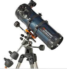 The 114eq provides bright, clear images of the moon, planets, star clusters, and more for great nighttime viewing. Celestron Astromaster 114 Eq Teleskop Raig