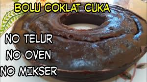 Kue ubi takaran gelas tanpa telur. Kue Bolu Coklat Cuka No Telur No Mikser Takaran Gelas Aqua Bolu Simpel Youtube