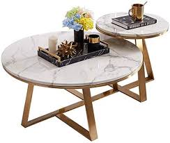Some of the most reviewed products in minimalist coffee tables are the nathan james piper 36 in. Sunbaobao Set Of Tables Modern Minimalist Round Coffee Table Side Table Metal Gold Frame And Ma Round Metal Coffee Table Coffee Table White Round Coffee Table