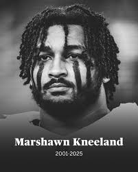 Update: Dallas Cowboys defensive end Marshawn Kneeland died Thursday  morning from a self-inflicted gunshot wound following a police chase,  authorities said. He was 24. The Cowboys released a statement Thursday  morning confirming