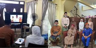 M4ti lampu di malam pertama ! Pasangan Ini Cipta Sejarah Langsung Perkahwinan Online Pertama Di Malaysia