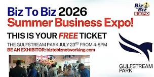 Free Admission Tickets Business Expo at the Gulfstream Park