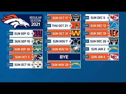 Maybe you would like to learn more about one of these? Denver Broncos 2021 Nfl Schedule Released Youtube