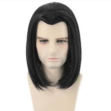 HAIRJOY Vampire Wig Black Short Cosplay Wigs for Men Synthetic Wigs Black  Straight Wigs