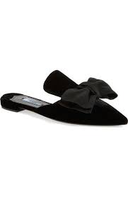Black And White Pointed Toe Flats Prada Backless Pointy Toe Flat Women Available At Nordstrom Pointy Toe Flats Womens Flats Women S Mules Clogs