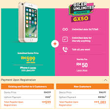 Please sign in or, if you forgot your password, reset it. U Mobile Offers The Iphone 6 For Rm599 On A Rm50 Unlimited Postpaid Plan Soyacincau Com