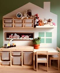 Kinderzimmer Mit Ikea Trofast Und Latt Kinderzimmer Trofast Kinder Zimmer Kinder Spielzimmer Kinder Zimmer Ideen