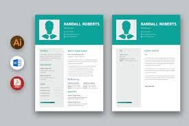 The salutation of a business letter is something the reader will see before reading the rest of the letter. Ms Word Resume And Cover Letter In Green Grafico Por Inpixell Studio Creative Fabrica
