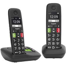 Gigaset E290a Duo Mit Anrufbeantworter Dect Mobilteil Schwarz Kaufen