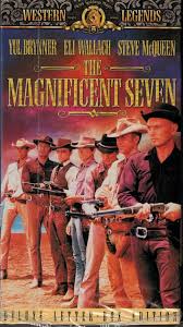 Return of the seven / cast The Magnificent Seven 1960 Steve Mcqueen Vhs Elvis Dvd Collector Movies Store