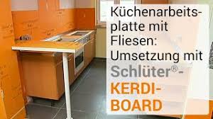 Sehr robuste arbeitsplatten in den stärken 28 und 38 mm mit verschiedenen dekoren wählbar; Arbeitsplatten Aus Keramik Und Naturstein Schluter Systems
