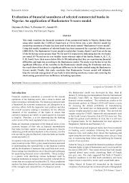 Camels is an acronym for capital adequacy, assets, management capability, earnings, liquidity, sensitivity. Https Www Alliedacademies Org Articles Evaluation Of Financial Soundness Of Selected Commercial Banks In Nigeria An Application Of Bankometer Sscore Model Pdf
