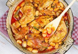 Recipe Pan Roasted Smoky Chicken Over Rosemary Garlic Cannellini Beans Health Essentials From Cleveland Clinic
