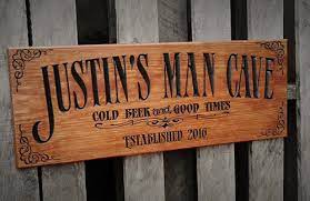 35 Awesome Man Cave Signs All Gifts Considered Embossed man cave custom vintage metal sign this is embossed man cave custom vintge metal sgin, made of high quality metal. 35 awesome man cave signs all gifts