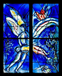 Stained Glass Angel Marc Chagall Chagall Paintings Stained Glass Angel