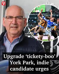 Let's make York Park the tricked-up stadium for Tasmania”: A coalition of  independents, including ex-Burnie alderman Malcolm Ryan, is standing  against major party priorities this state election campaign. THEIR PLAN  🏟️👉 https://bit.ly/3GuxyVd