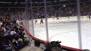 rogers arena vancouver bc section 114 row 4 youtube