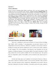 We did not find results for: Aca Assignment Compile Docx Question 1 Nature Of Business Fraser Neave Holdings Bhd F N And Britvic Plc Are Both Companies That Divulge Into The Food Course Hero
