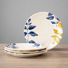 All entries are real prices. Autumn Leaves Dinner Plates Set Of 4 Kirklands