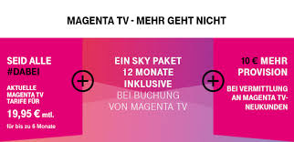 Preislich liegen diese bei 10 euro für den magentatv smart mit einer laufzeit von 24 monaten sowie den magentatv flex mit monatlicher kündbarkeit. Magentatv Neukunden Mehr Vorteile Fur Kunden Und Vermittler Telekom Profis