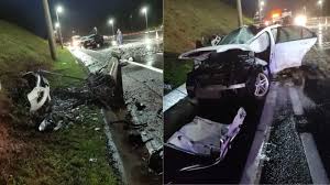 Empresário morre após carro se chocar contra poste na Rodovia Assis Chateaubriand