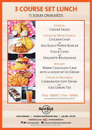 In kk, with the price we need to spend at hardrock, we might as well consider others as we have plenty of lounge & pubs at. Hard Rock Cafe Kota Kinabalu On Twitter All You Need Is Good Food Hrckk Thisishardrock Setlunch Seaview Memorabilia Oceanus Malaysiaday Friday