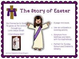 Free printable easter story coloring pages. The Easter Story Printable Mini Book Craft By Abundant Teaching Tpt