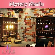 It S Almost Halloween Try Something Fun And Exciting In Mystery Manila With Your Friends Are You Up For The Challen Up For The Challenge Decor Liquor Cabinet