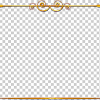 مستطيل png اطارات ذهبية للتصميم; 1