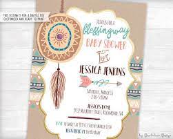 Blessingway Baby Shower Invitation Printable Printable Baby Shower Invitations Baby Shower Invitations Etsy Printables