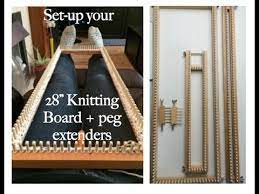Maybe you would like to learn more about one of these? How To Configure 28 Knitting Board Peg Extenders Loom Youtube