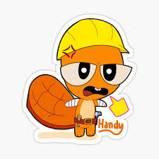 The mole could recognize the sound of handy's heavy work boots. Sticker Happy Tree Friends Redbubble