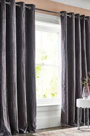 Wilko navy faux silk curtains 167 w x 13. Charcoal Grey Velvet Curtains Curtains Drapes