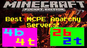 Characterized by their multiplayer status and limited rules and moderation, anarchy servers offer a challenge to players who wish to test their survival skills against other experienced players. The Best Mcpe Anarchy Servers 2b2t Youtube