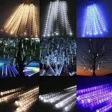 Perfect Holiday Mtr 50b 8 Tubes 50 Cm Snowfall Meteor Led Light Blue Walmart Com In 2020 Rain Lights Meteor Lights Led Christmas Lights