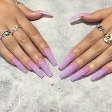 Our true mission is to provide you with the perfect place to relax, revive we make ordinarily, extraordinary. Acryli Lavender Nails Cute Acrylic Nails Long Acrylic Nails