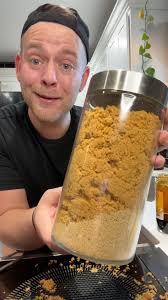 Need Brown Sugar here's how u make some 🟤 🟤 🟤 Brown Sugar 4 C. Sugar 4  TBS. Molasses In a bowl mix together sugar and molasses untill well  combined. Generally the