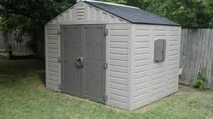 Us Leisure 10 Ft X 8 Ft Keter Stronghold Resin Storage Shed 157479 The Home Depot Resin Storage Storage Shed Shed