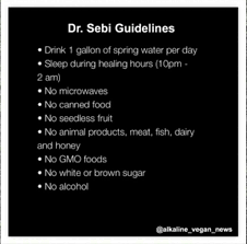 Dr Sebi Healthy Living Guidelines Dr Sebi Recipes Alkaline Diet Dr Sebi Alkaline Food Dr Sebi Diet