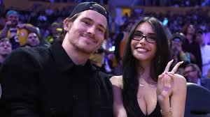 Madison Beer with Justin Herbert
