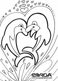 coloriage dauphin coeur recherche google dolphin coloring pages love heart de game of thrones loup