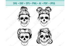 Download Skull Svg Momlife Skull Svg Sugar Skull Svg Png Dxf Eps 774334 Cut Files Design Bundles
