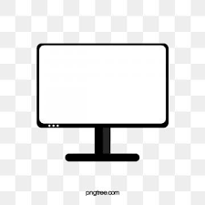 Black And White Computer Clipart 